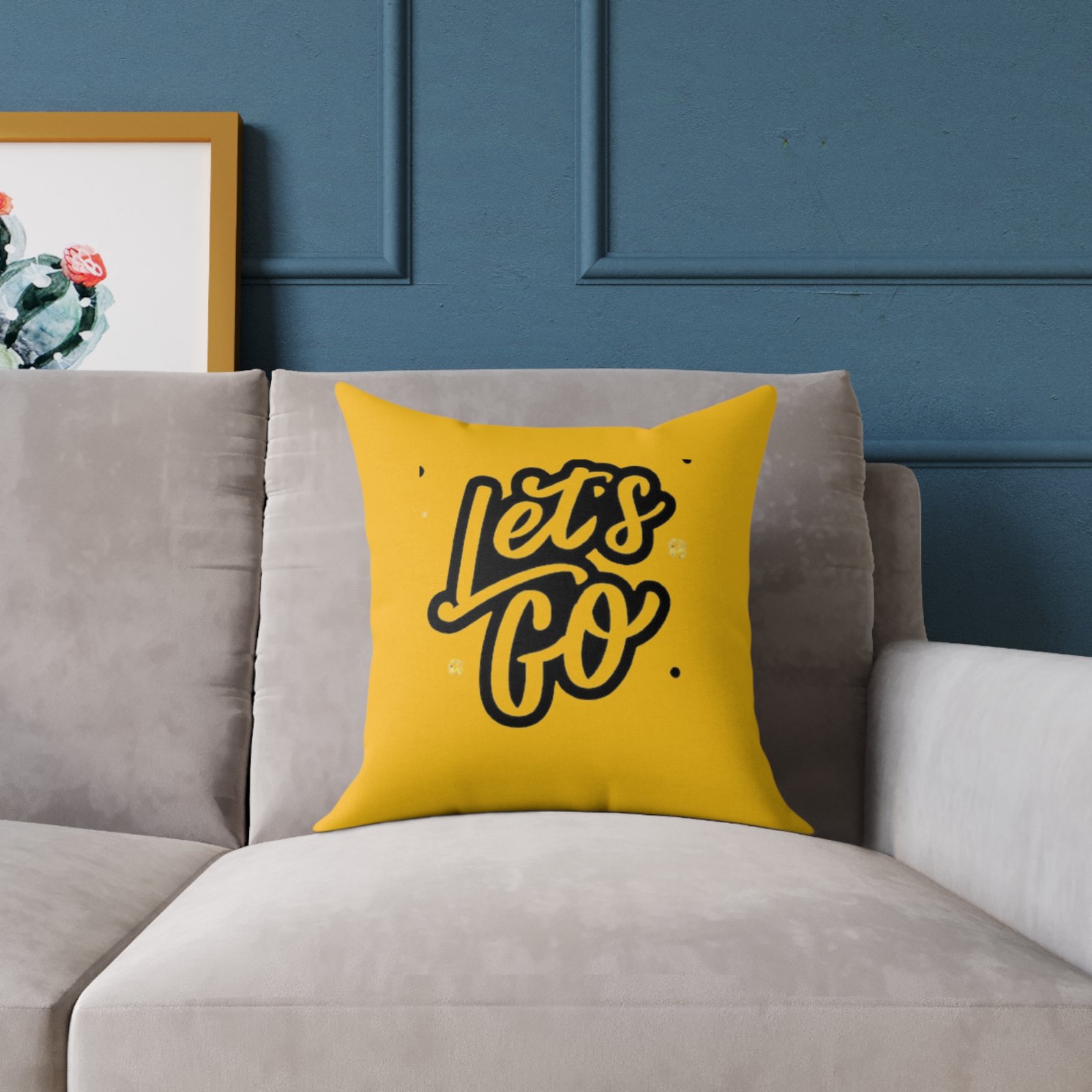 Positivity Self Help Square Poly Canvas Pillow - Image 3