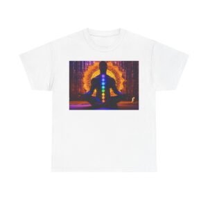 Chakras Yoga Unisex  Heavy Cotton Tee
