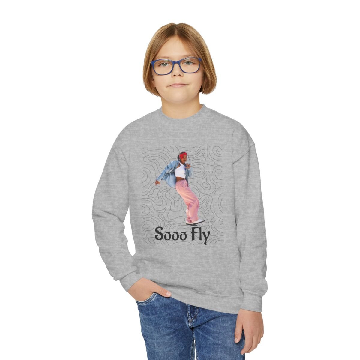 Another Level Brand Youth Crewneck Sweatshirt - Image 14