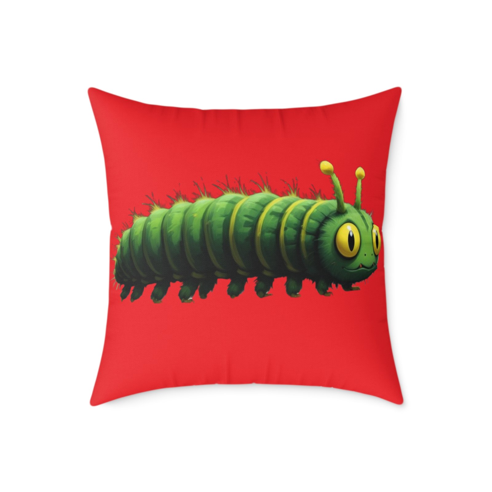 Catterpillar Square Poly Canvas Pillow - Image 13