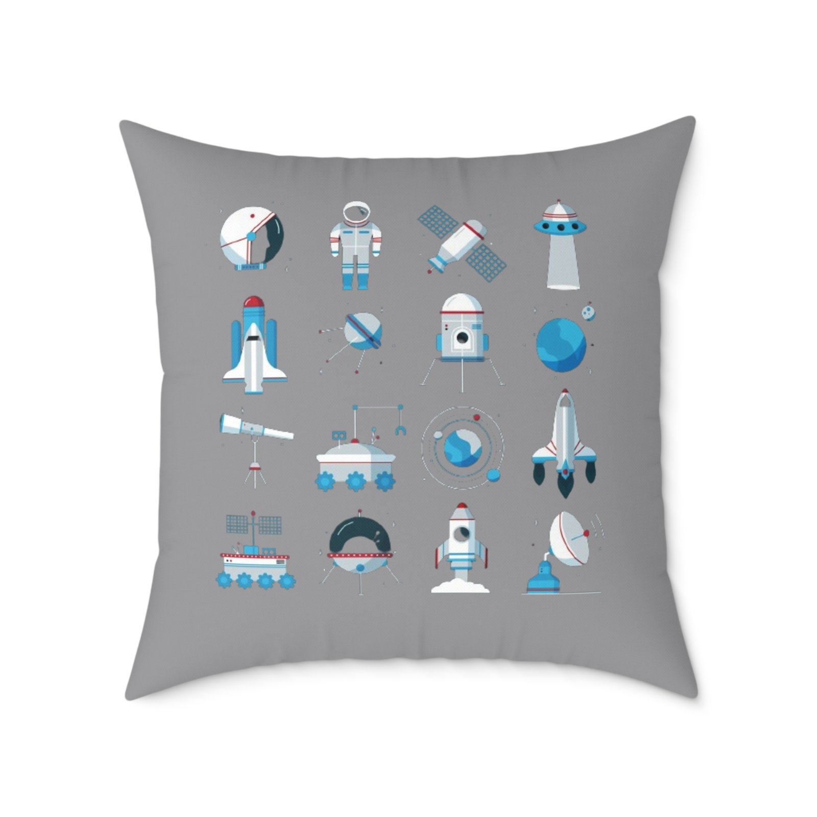 Outer Space Square Poly Canvas Pillow - Image 17