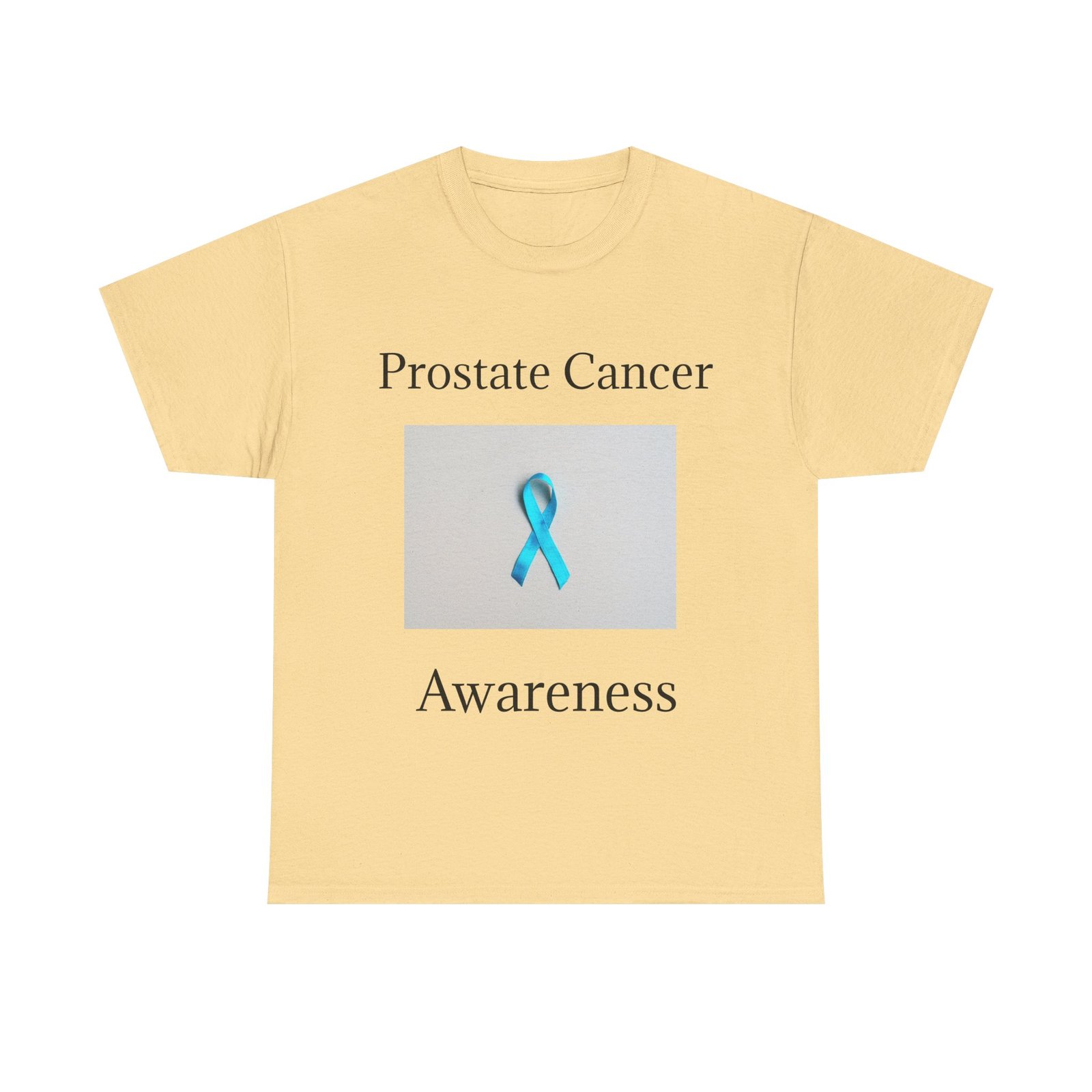 Prostate Cancer Awareness Unisex Heavy Cotton Tee - Image 13