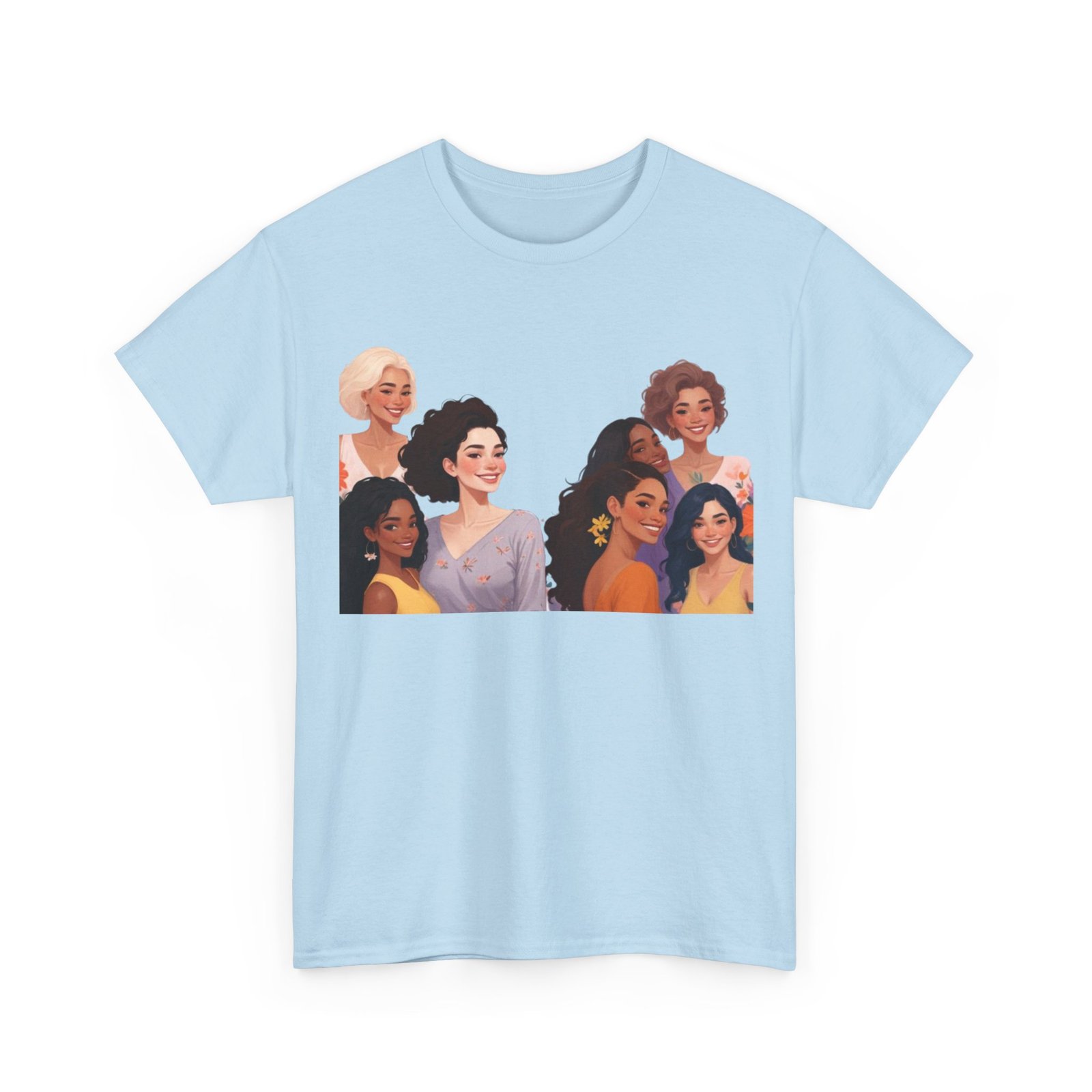 Friendly Unisex Heavy Cotton Tee - Image 43