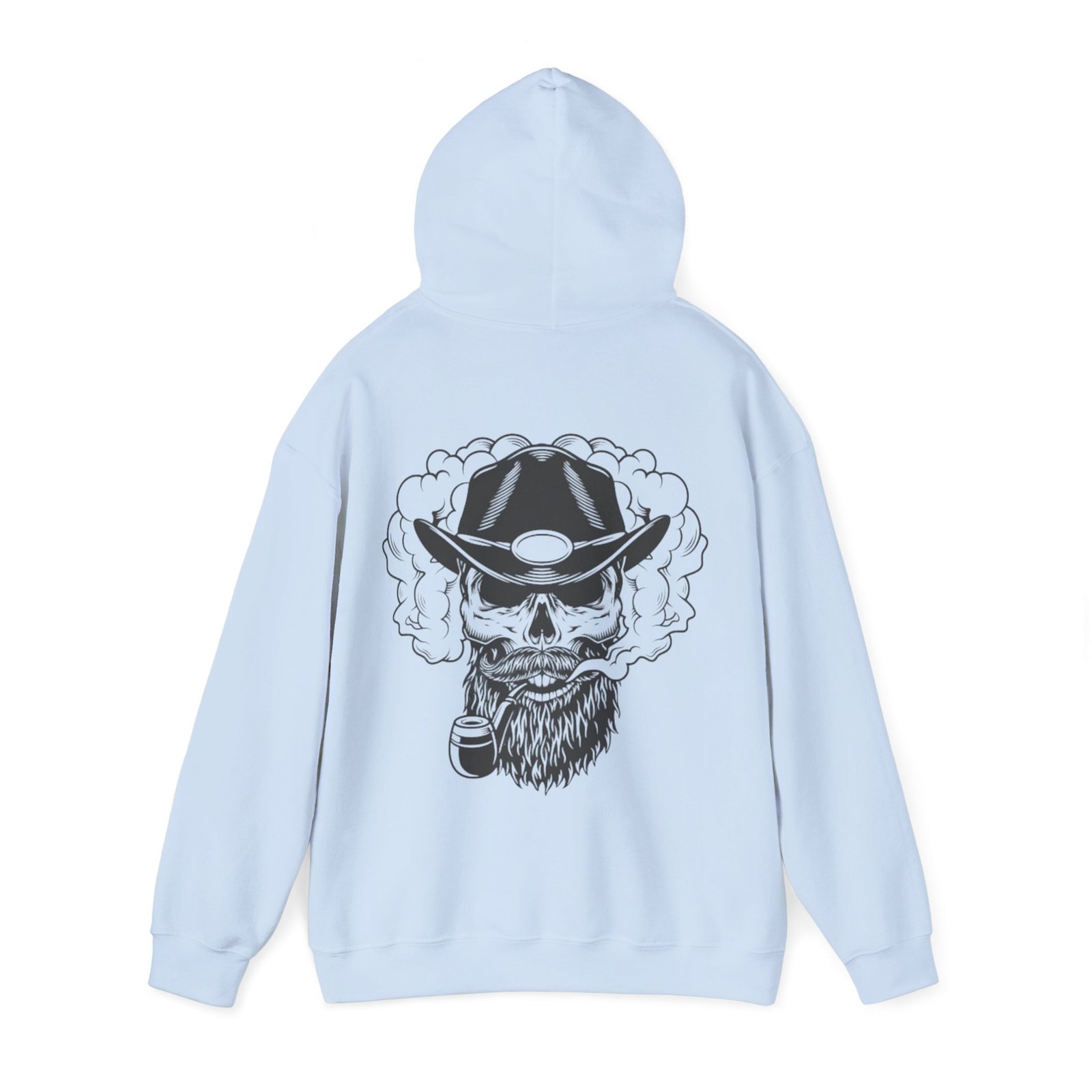Gangster Skull Tattoo Hooded Sweatshirt. Unisex Heavy Blend™ Hooded Sweatshirt - Image 43