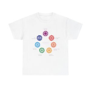 Chakras Yoga Unisex  Heavy Cotton Tee