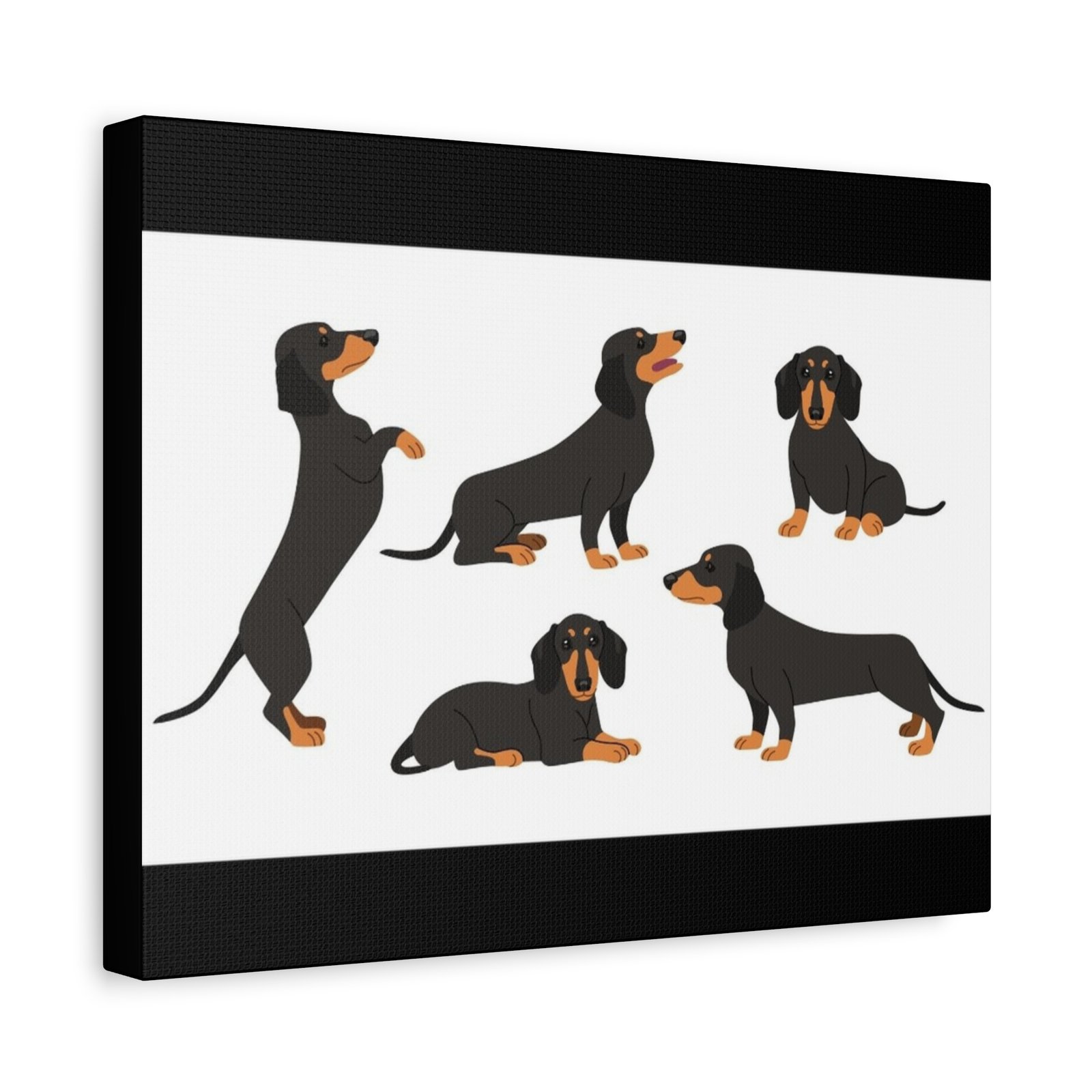 Sausage Dog Canvas Art - 1.25" Stretched Matte Print for Pet Lovers - Image 10