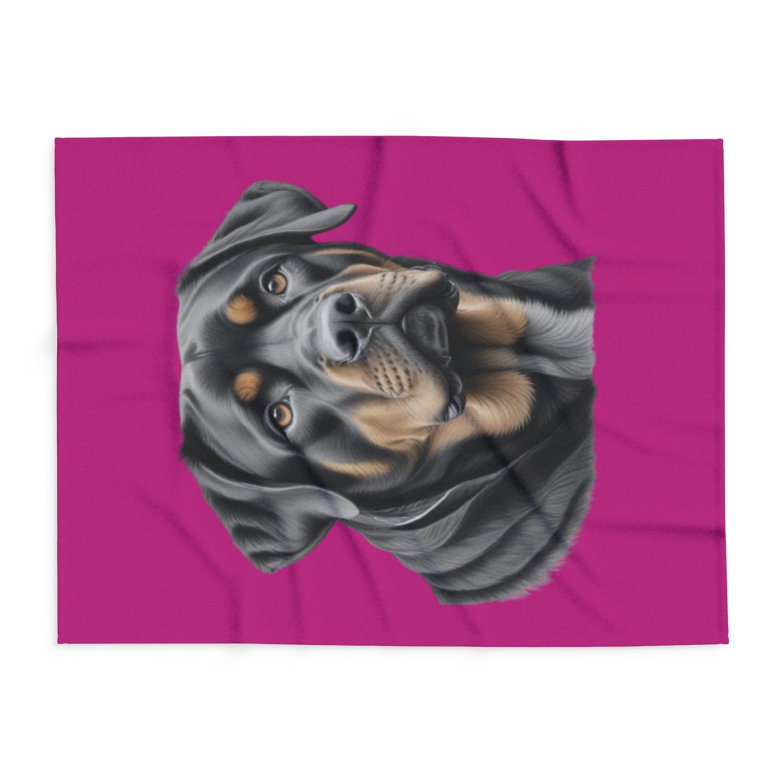 Rottweiller Puppy Arctic Fleece Blanket 62 - Image 10