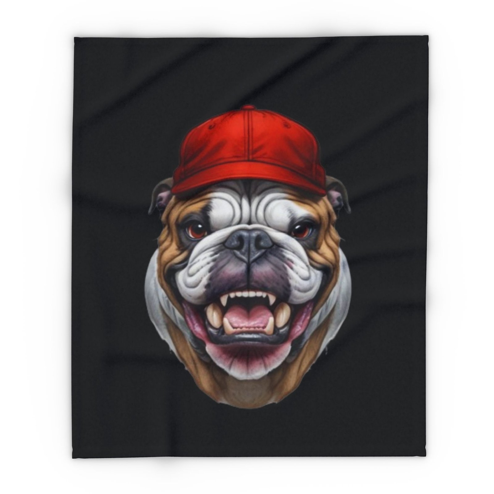 Bulldog Fleece Blanket, Dog Lover Gift, Pet Keepsake, Home Decor, Warm Throw for Winter, Cabin or Dog-Themed Parties - Image 5