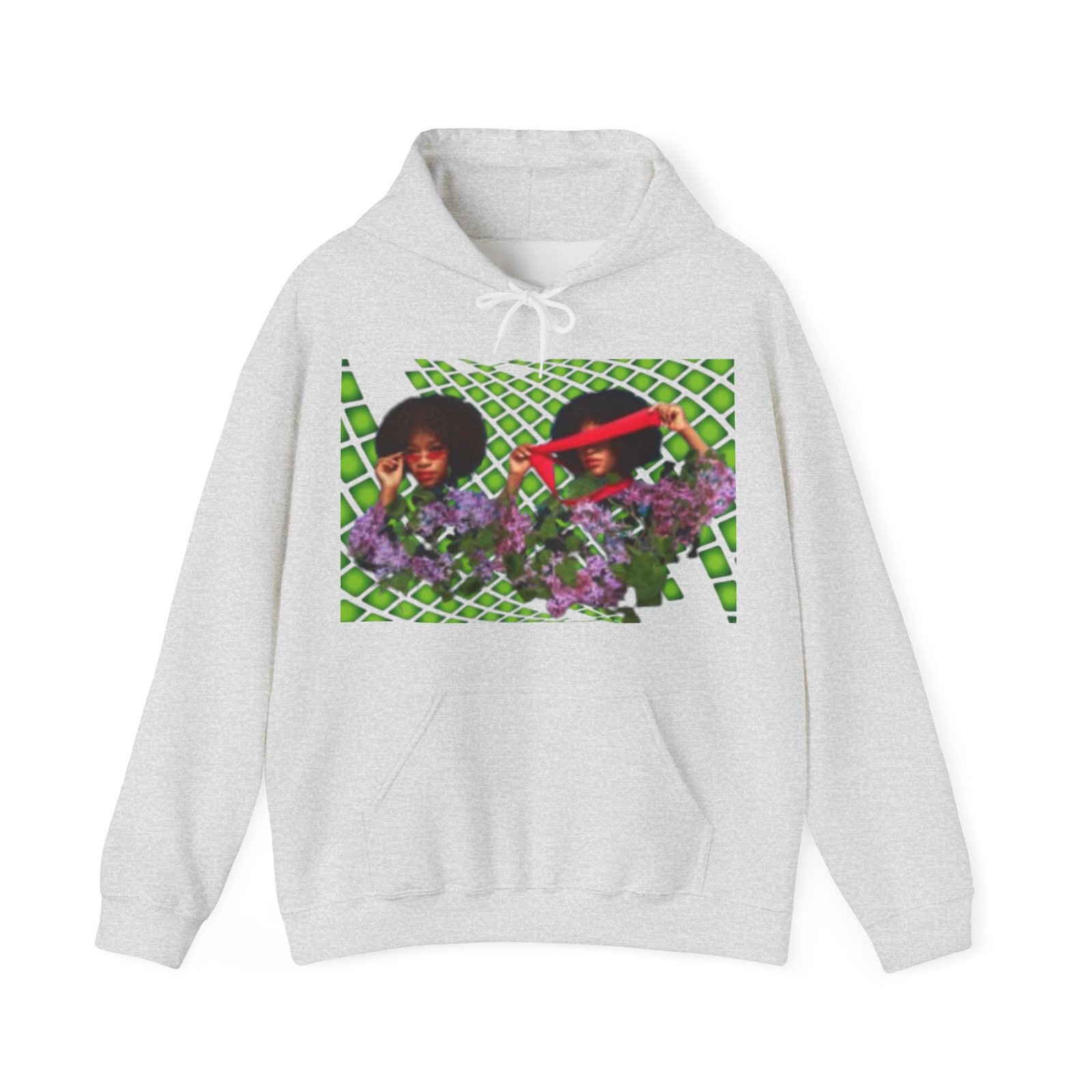 Hooded Sweatshirt with Positivity Sayings - Image 5