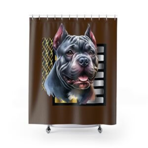 Bull Terrier Shower Curtains Labrador