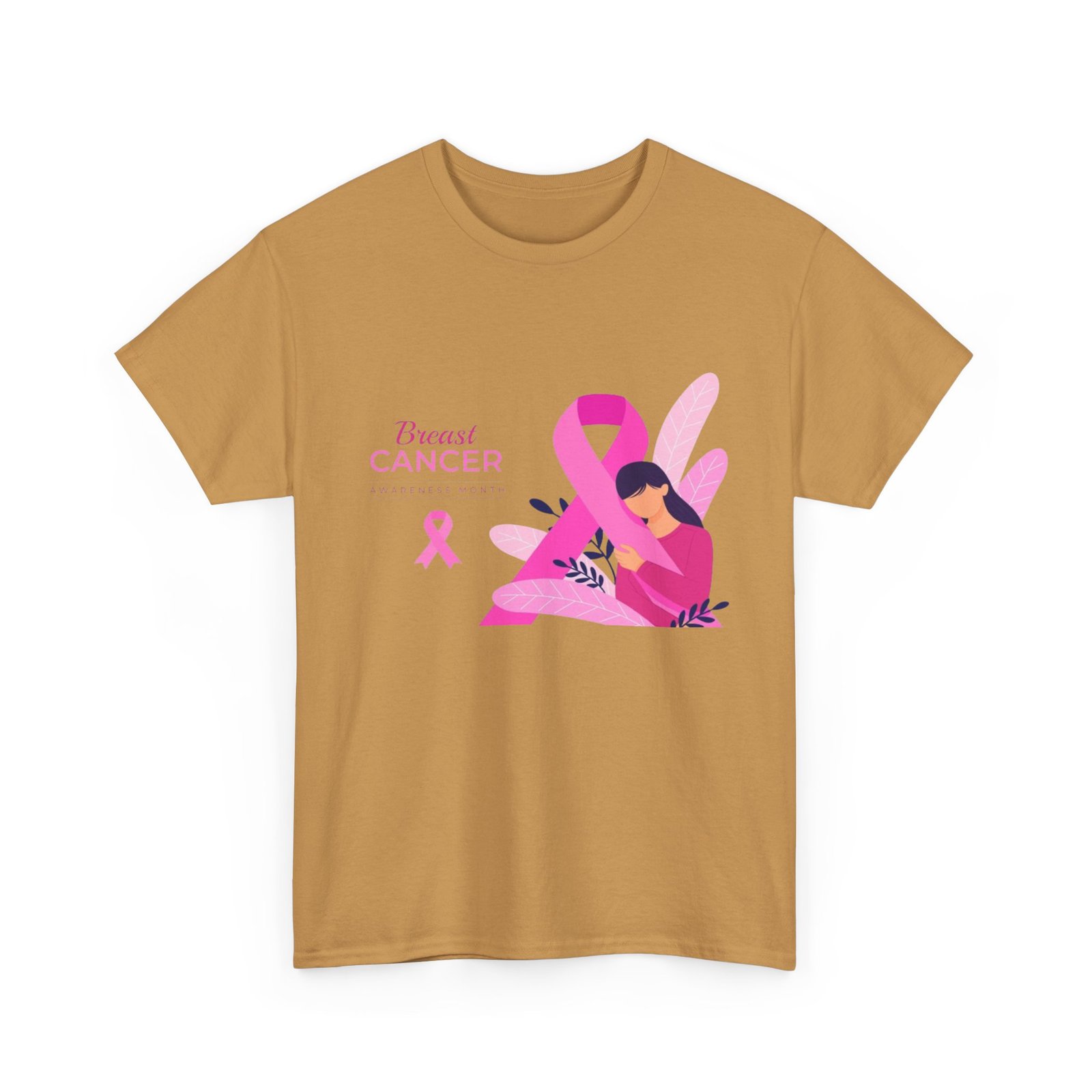 Breast Cancer Awareness Unisex Heavy Cotton Tee - Image 27