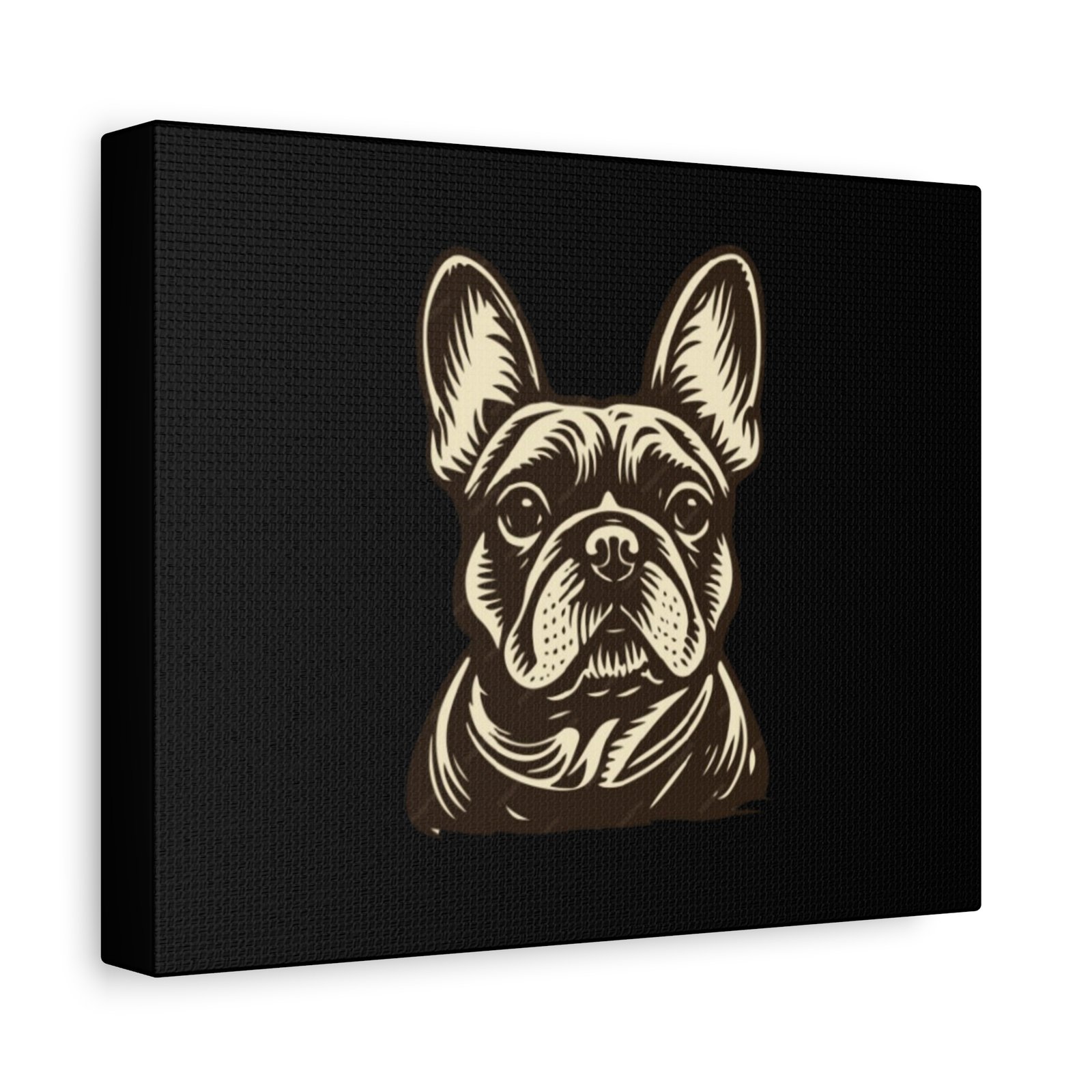 French Bulldog Dog Canvas Art - 1.25" Stretched Matte Print for Pet Lovers - Image 2