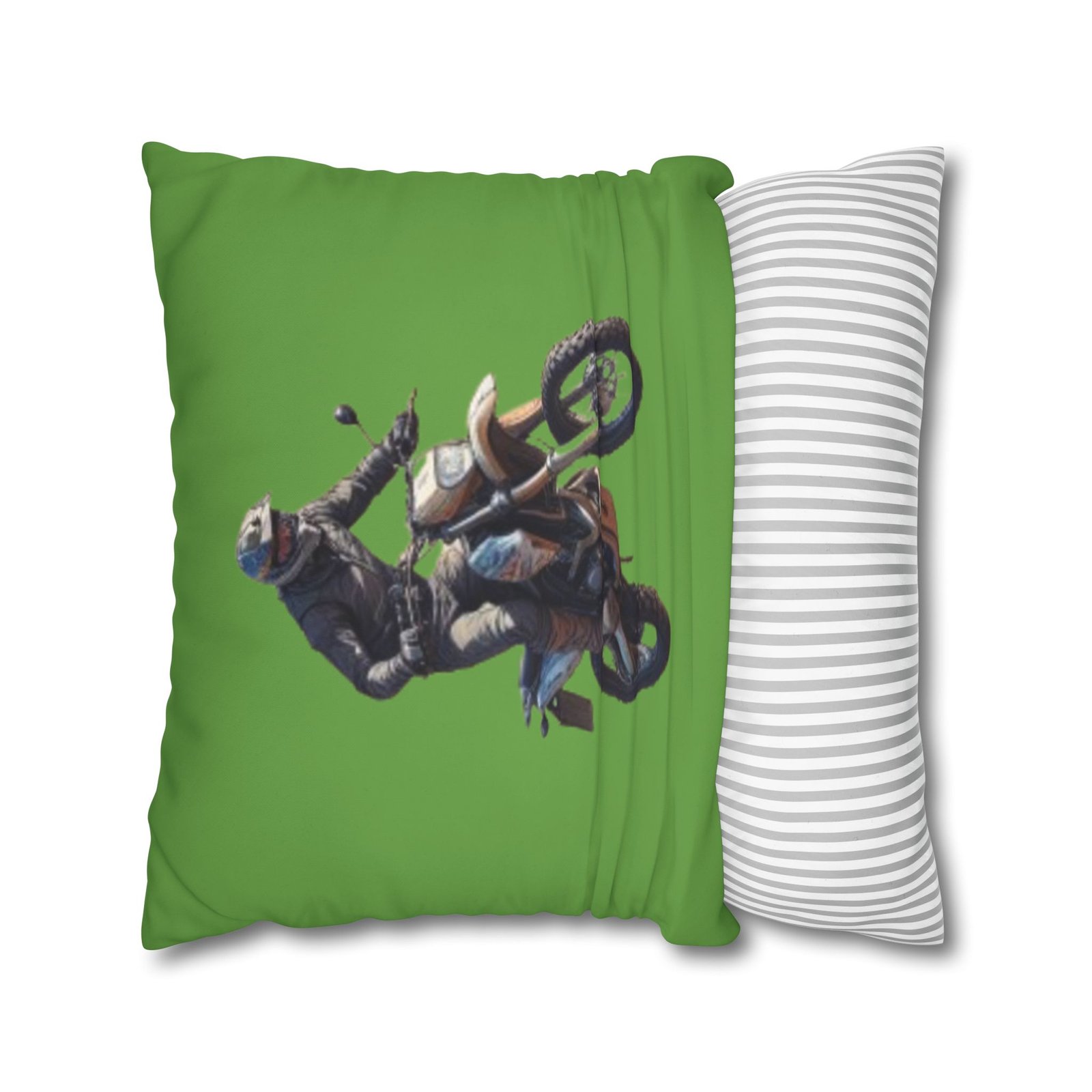 Scrambling Bikes Square Poly Canvas Pillowcase - Image 14