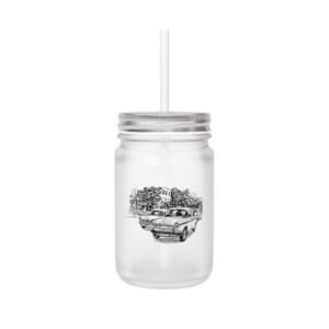 Classic Cars Mason Jar