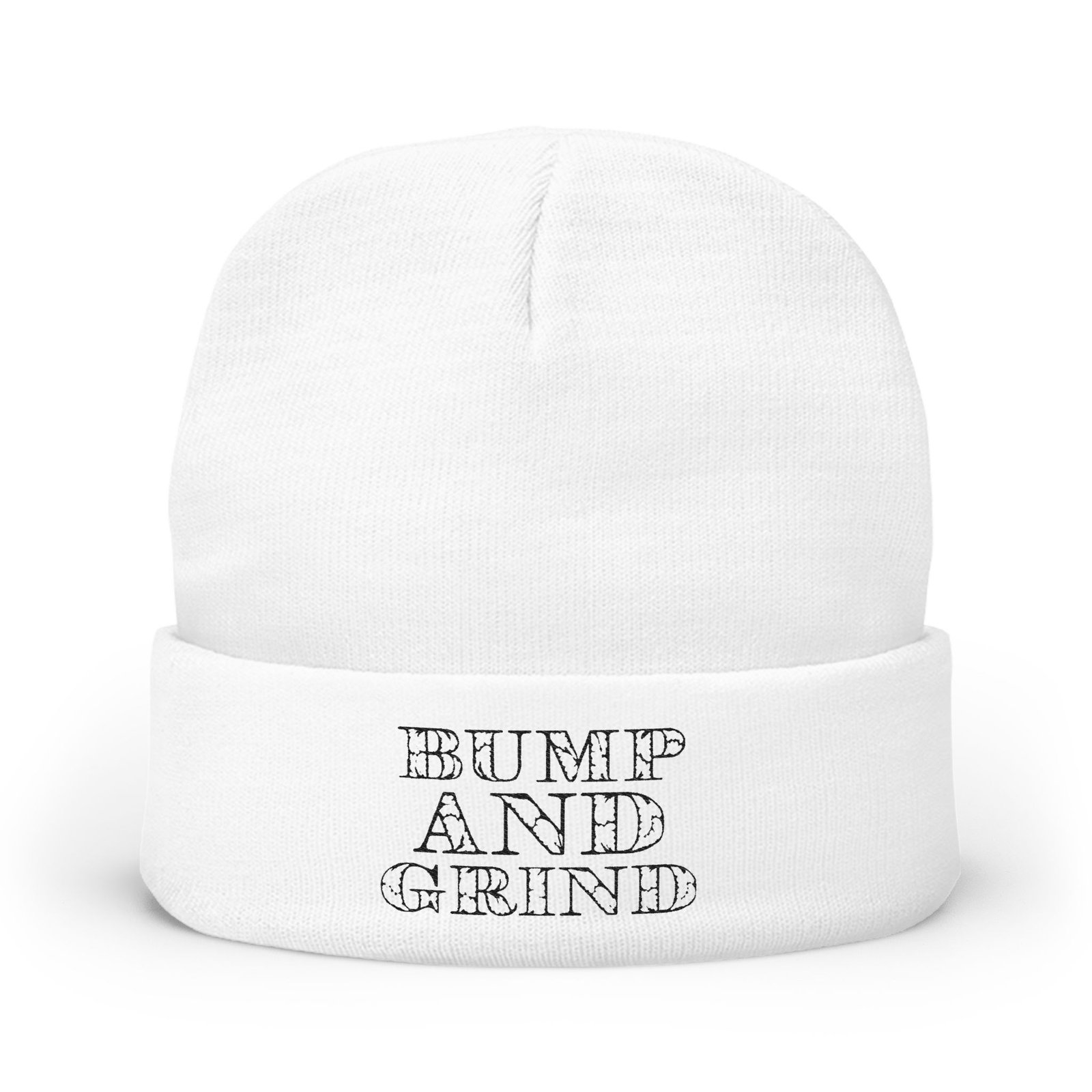 Good Vibes Quotes Knit Beanie (Embroidery) - Image 5
