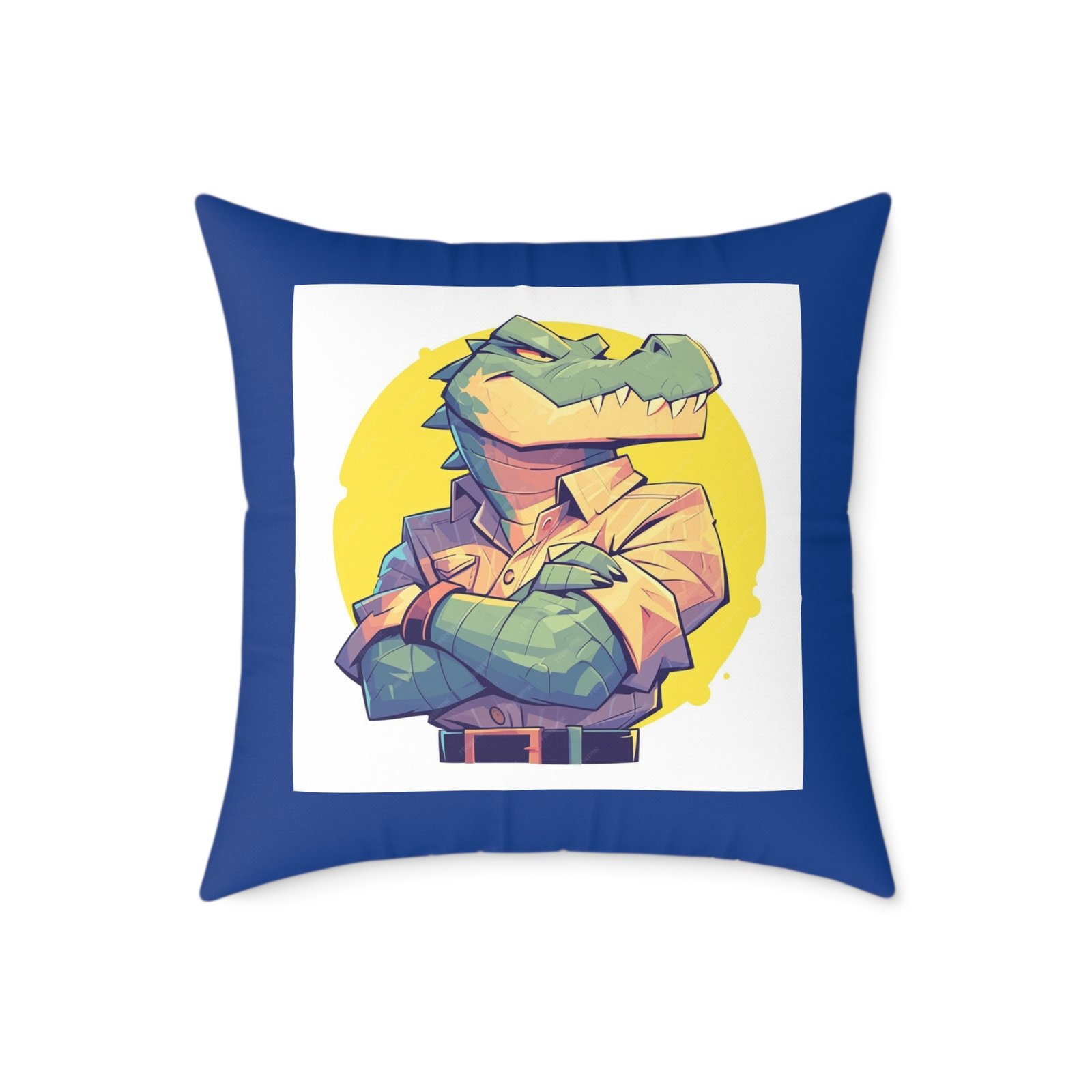 Dinassaur Square Poly Canvas Pillow - Image 13
