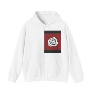 Skull Roses Tattoo Flowers Hoodie, Gothic Sweatshirt, Edgy Pullover, Dark Floral