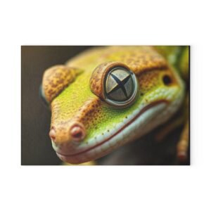 Gecko Dragon Glass Cutting Board - Unique Kitchen Decor, Perfect Gift for Chefs, Home Cooks, and Housewarmings, Ideal for Birthdays or Holidays