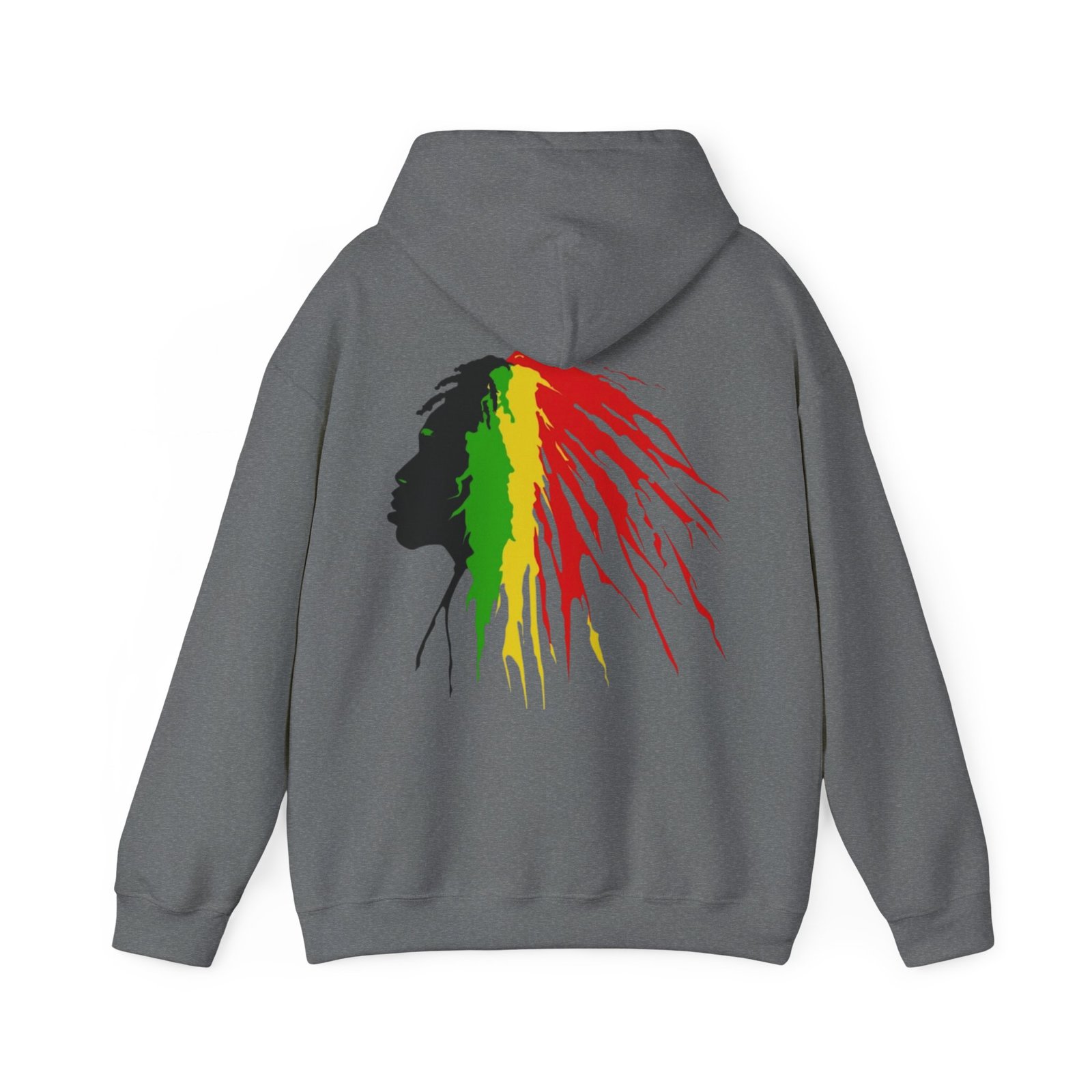 Quote Rasta Reggae Jamaica Hoodie Unisex Heavy Blend™ Hooded Sweatshirt 08 - Image 38