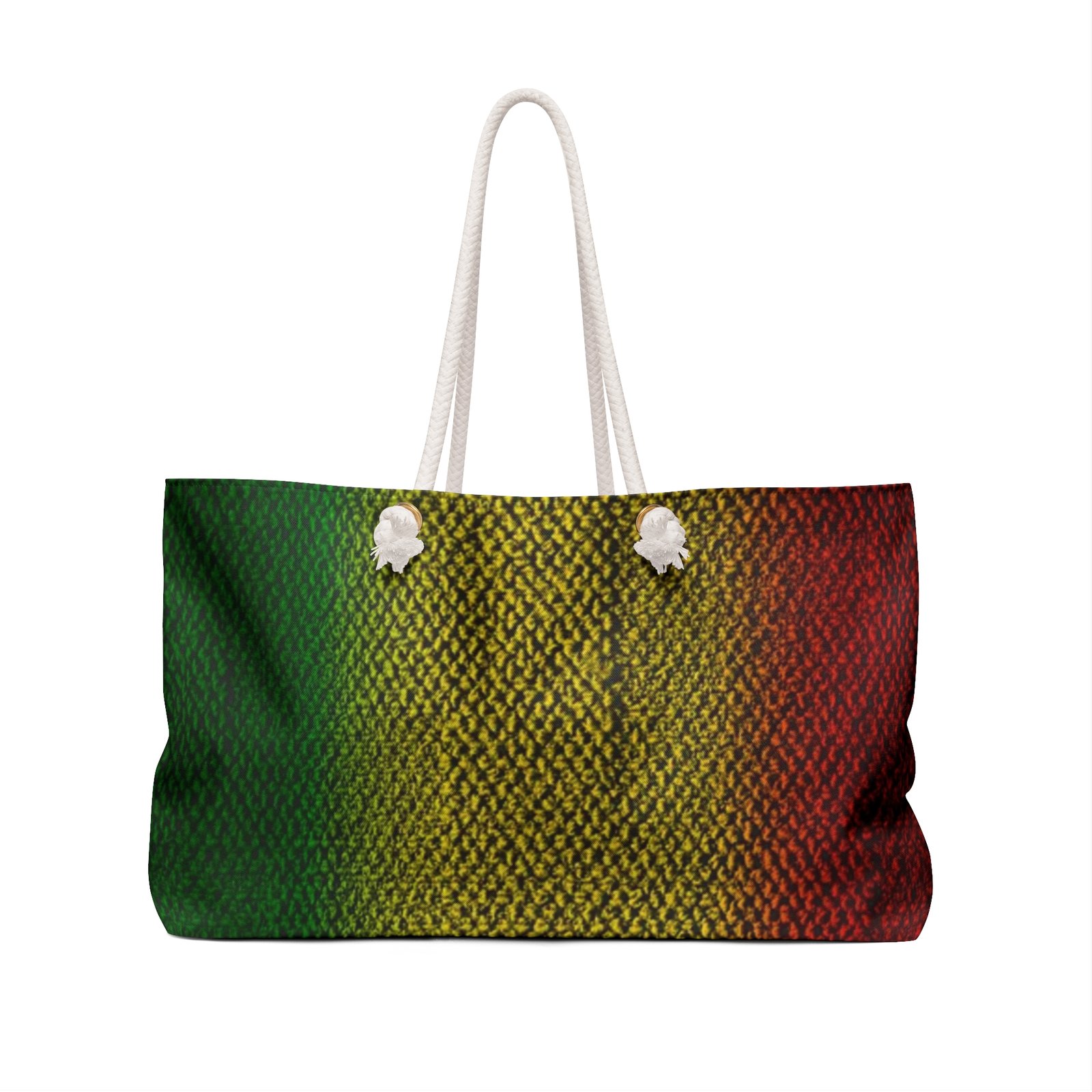 Jamaica Rasta Reggae Pattern Stylish Women Weekender Bag - Image 2
