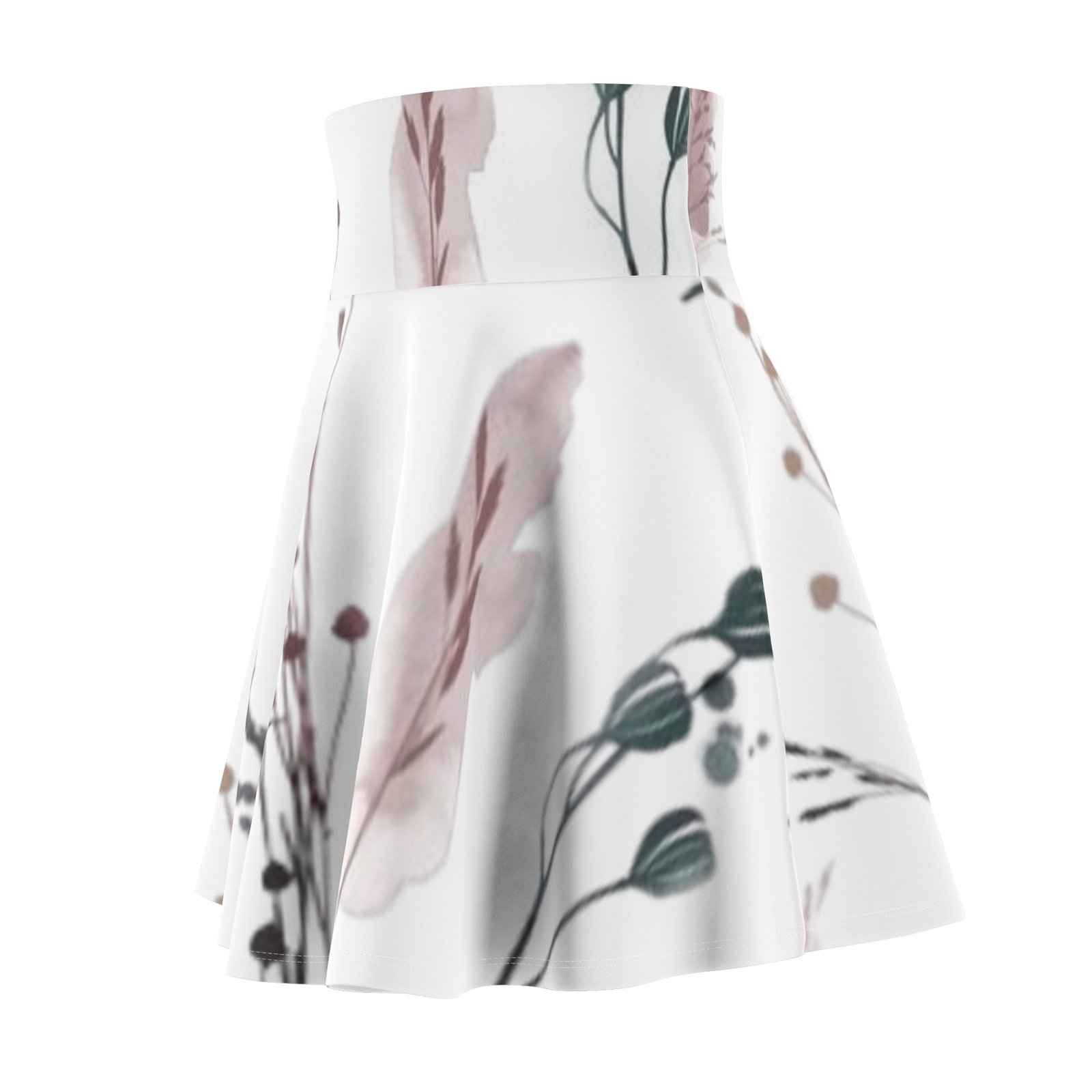 Print Women's Skater Skirt - Boho Chic Style for Spring & Summer - Image 3