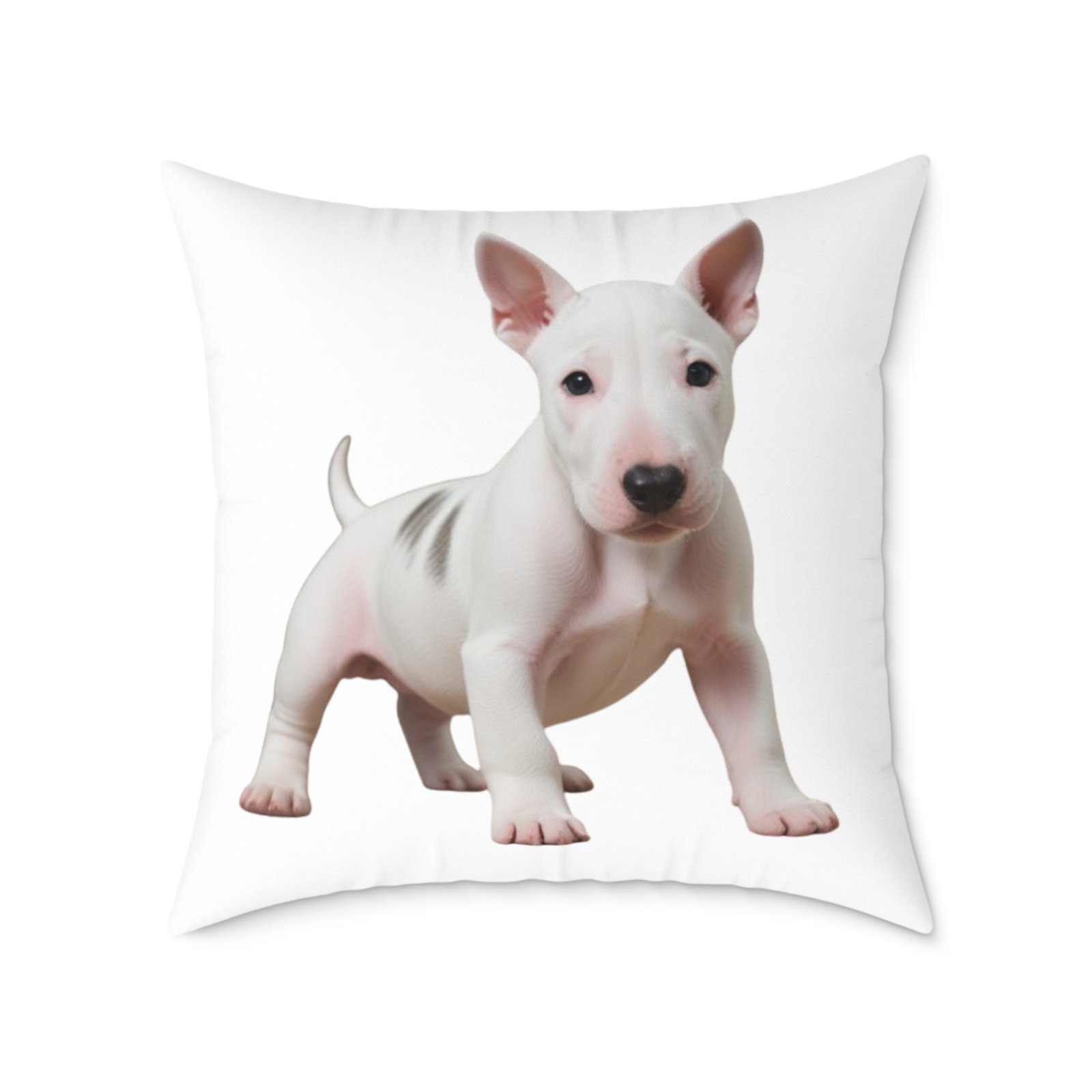 English Bull Terrier Square Poly Canvas Pillow - Image 17