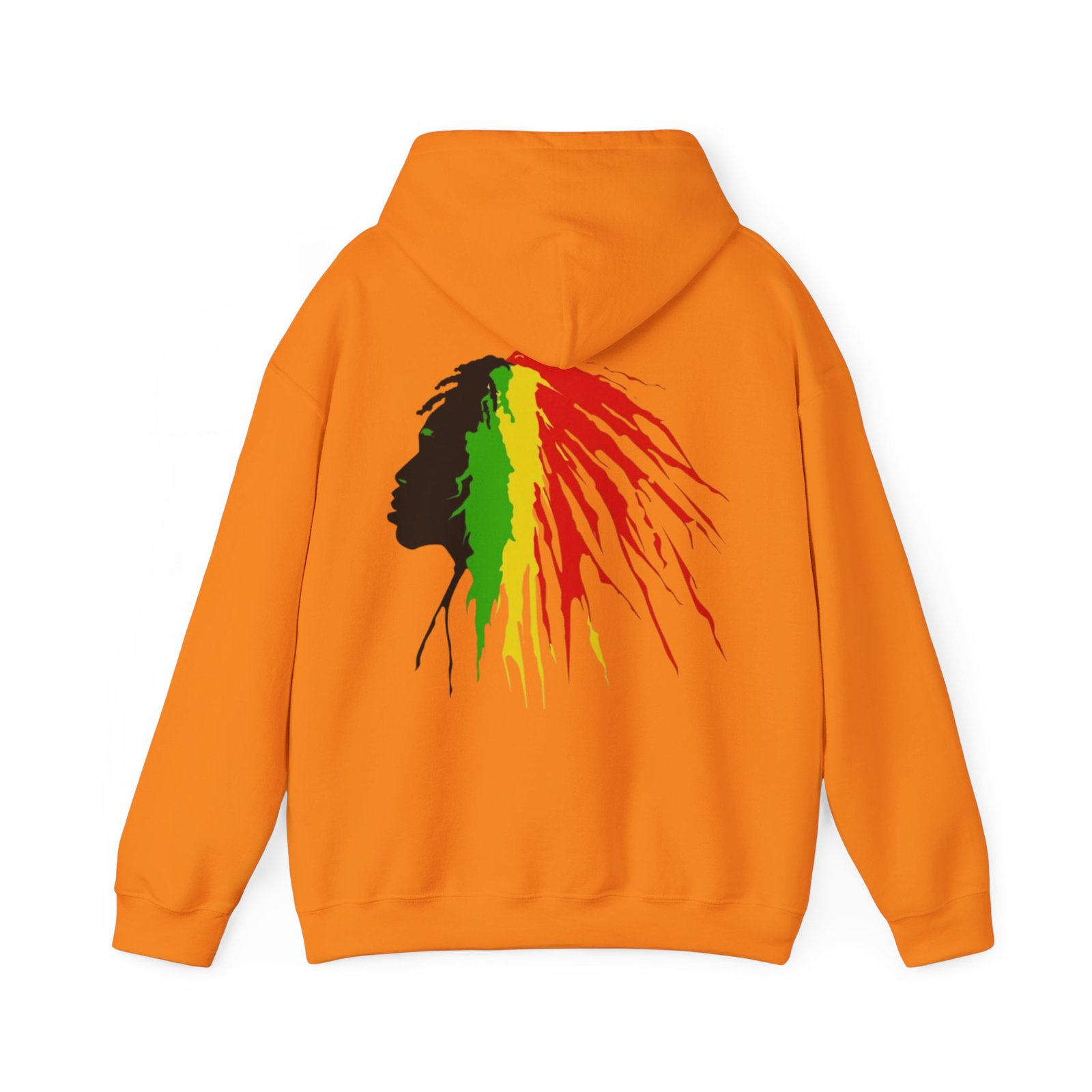 Quote Rasta Reggae Jamaica Hoodie Unisex Heavy Blend™ Hooded Sweatshirt 08 - Image 26