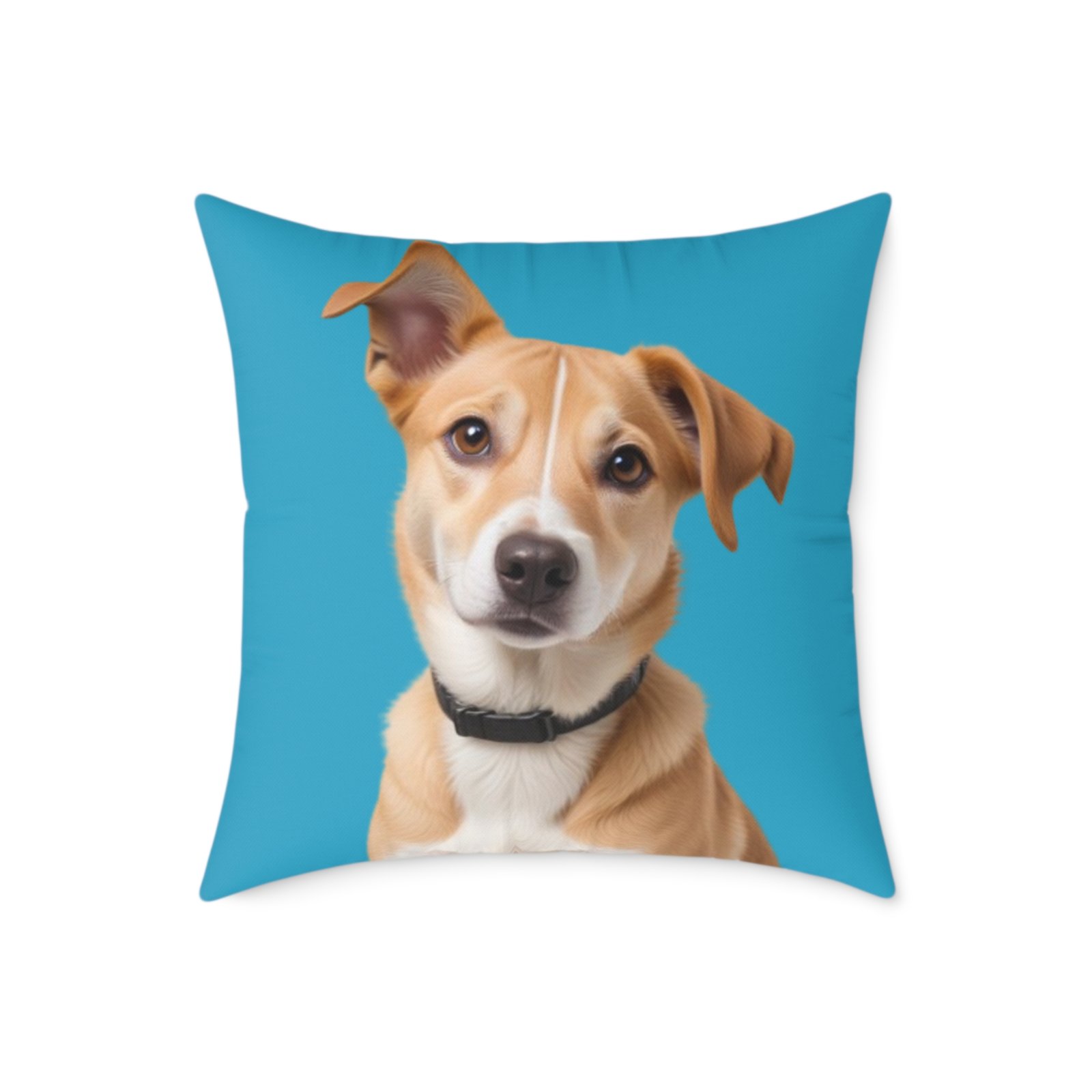 Jack Russell Square Poly Canvas Pillow - Image 13