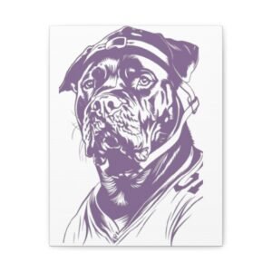 Rottweiler Rotty Dog Art Canvas Print - Modern Home Decor