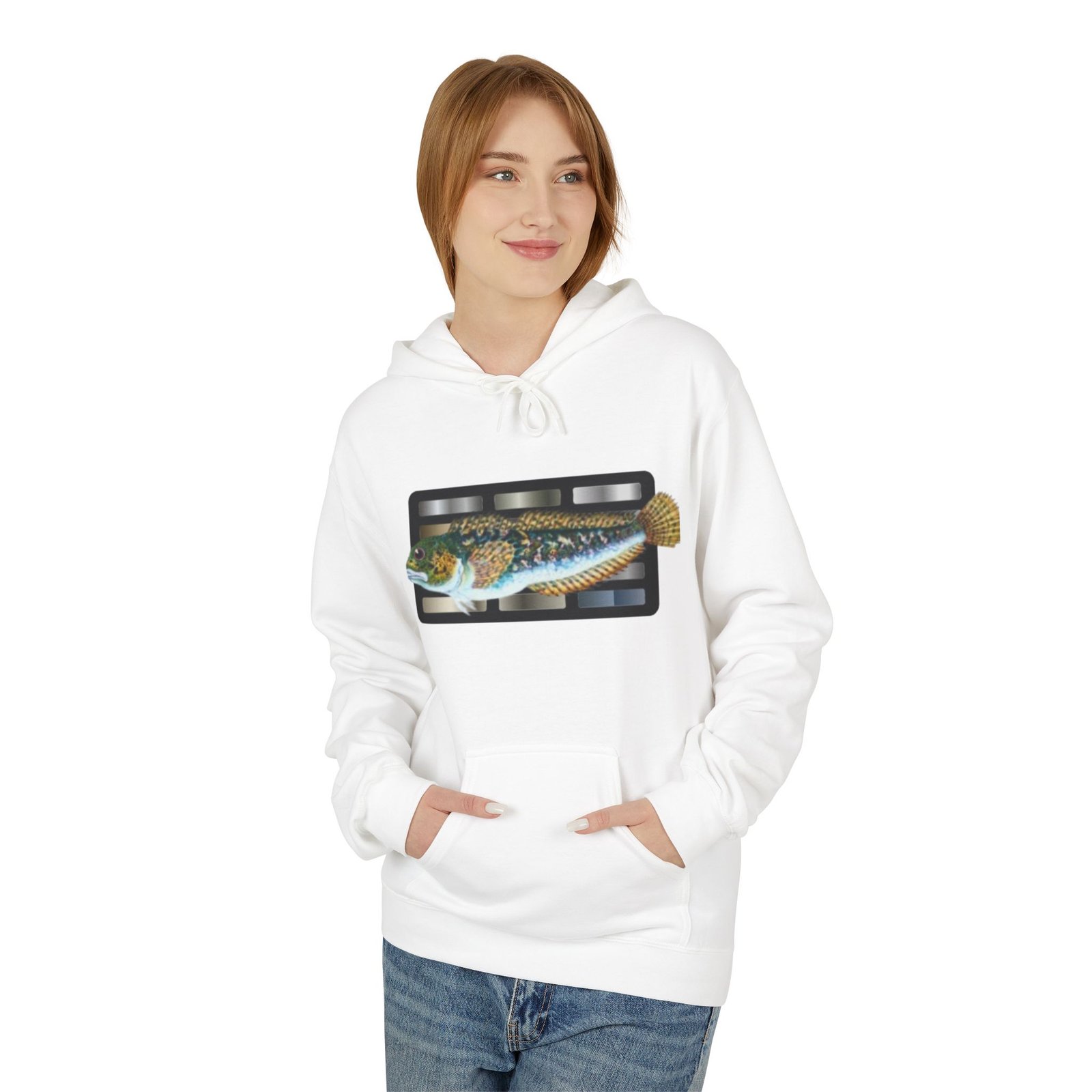 Fishing Adventure Water Sport Fleece Hoodie | Perfect Gift for Anglers, Outdoor Enthusiasts, Fishing Trips, Birthdays, and Summer - Image 3