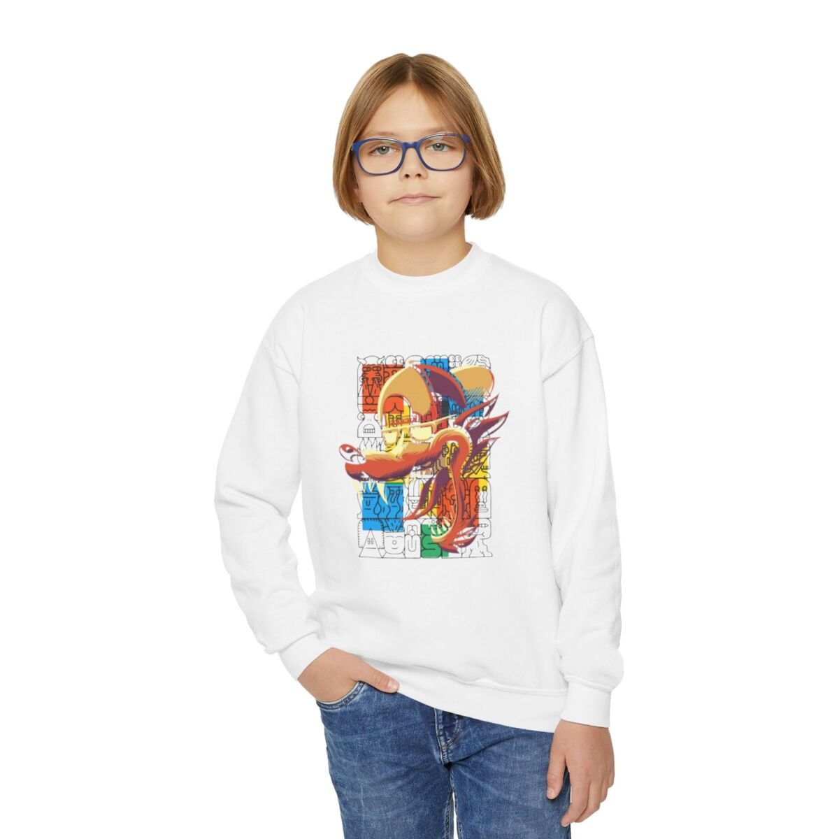 Another Level Brand Youth Crewneck Sweatshirt - Image 15
