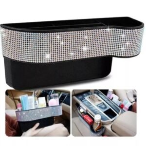 Car Accessories Diamond-studded Seat Storage Box