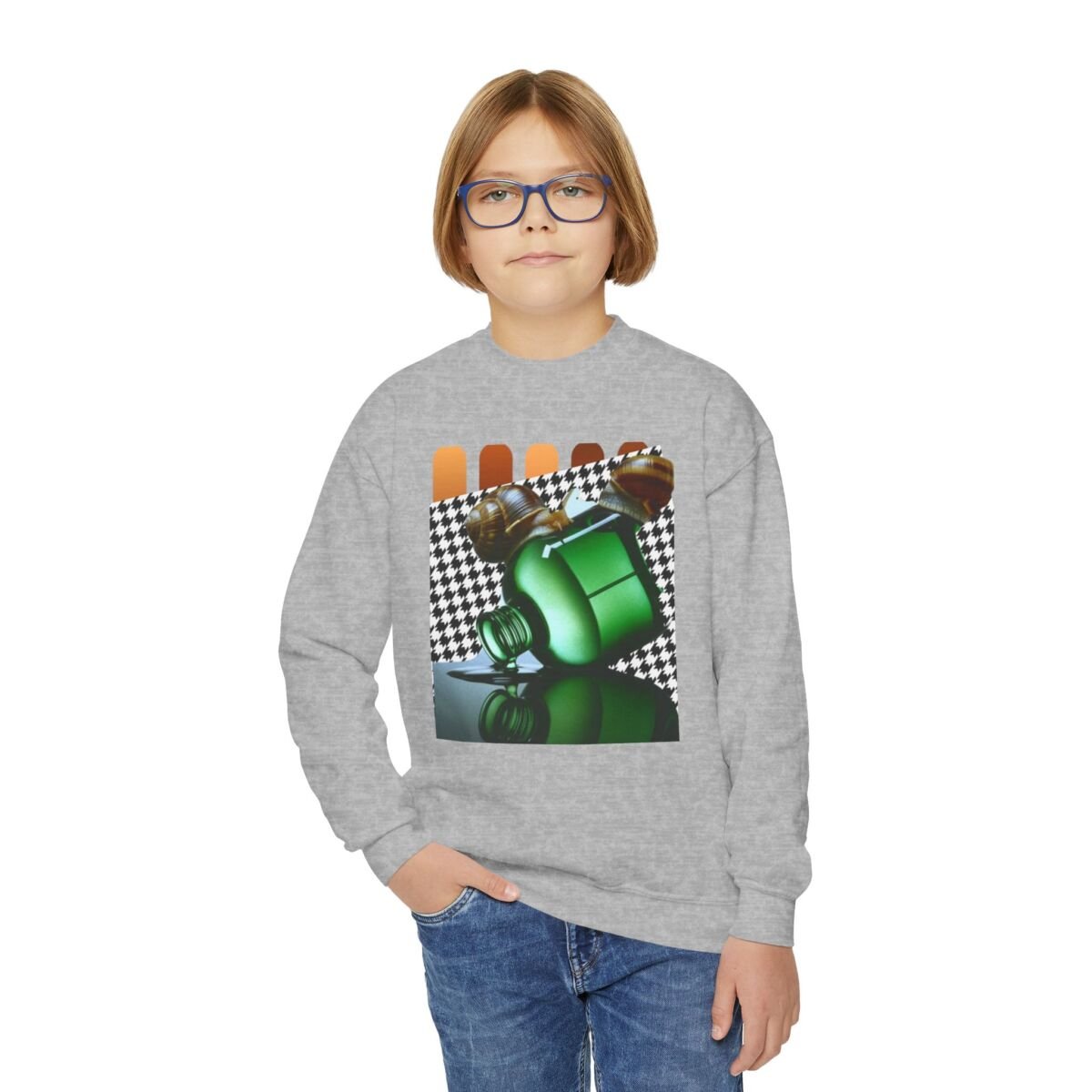 Another Level Brand Youth Crewneck Sweatshirt - Image 2