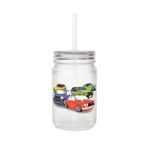 Classic Cars Mason Jar