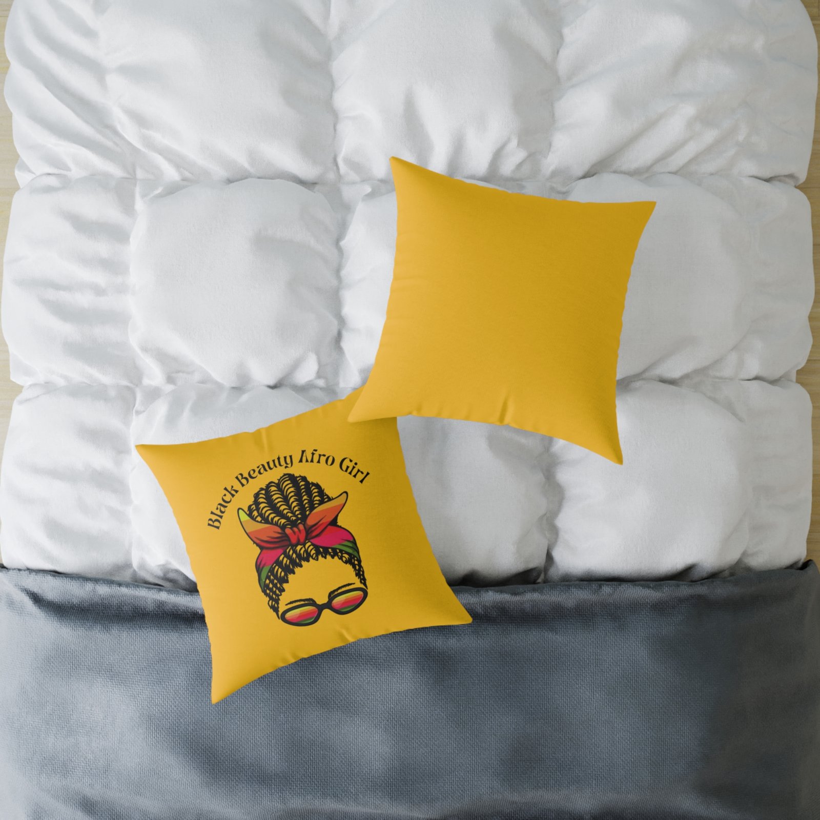 Jamaica Reggae Rasta Music Spliff Cannabis Square Poly Canvas Pillow 08 - Image 12