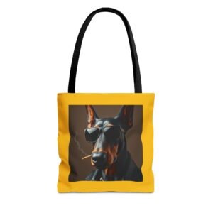 Stylish Dog Tote Bag, Trendy Pet Lover Gift, Funky Beach Bag, Cute Tote for Dog Owners, Fun Shopping Bag