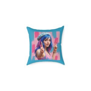 Oh No Square Poly Canvas Pillow