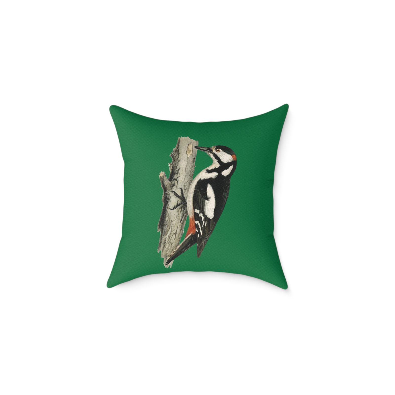 Bird Design Square Poly Canvas Pillow - Image 5