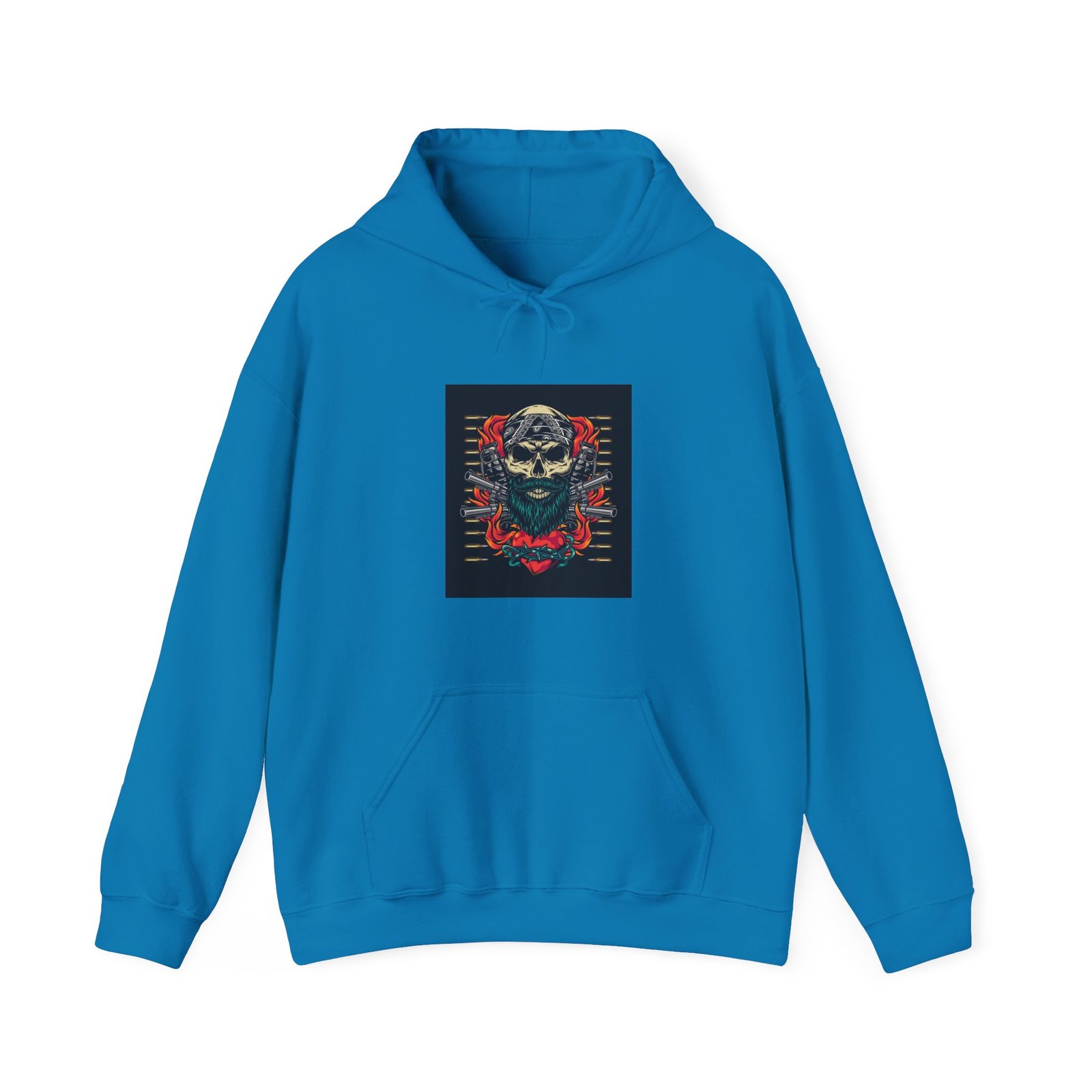 Skull Tattoo Unisex Heavy Blend™ Hooded Sweatshirt - Image 53