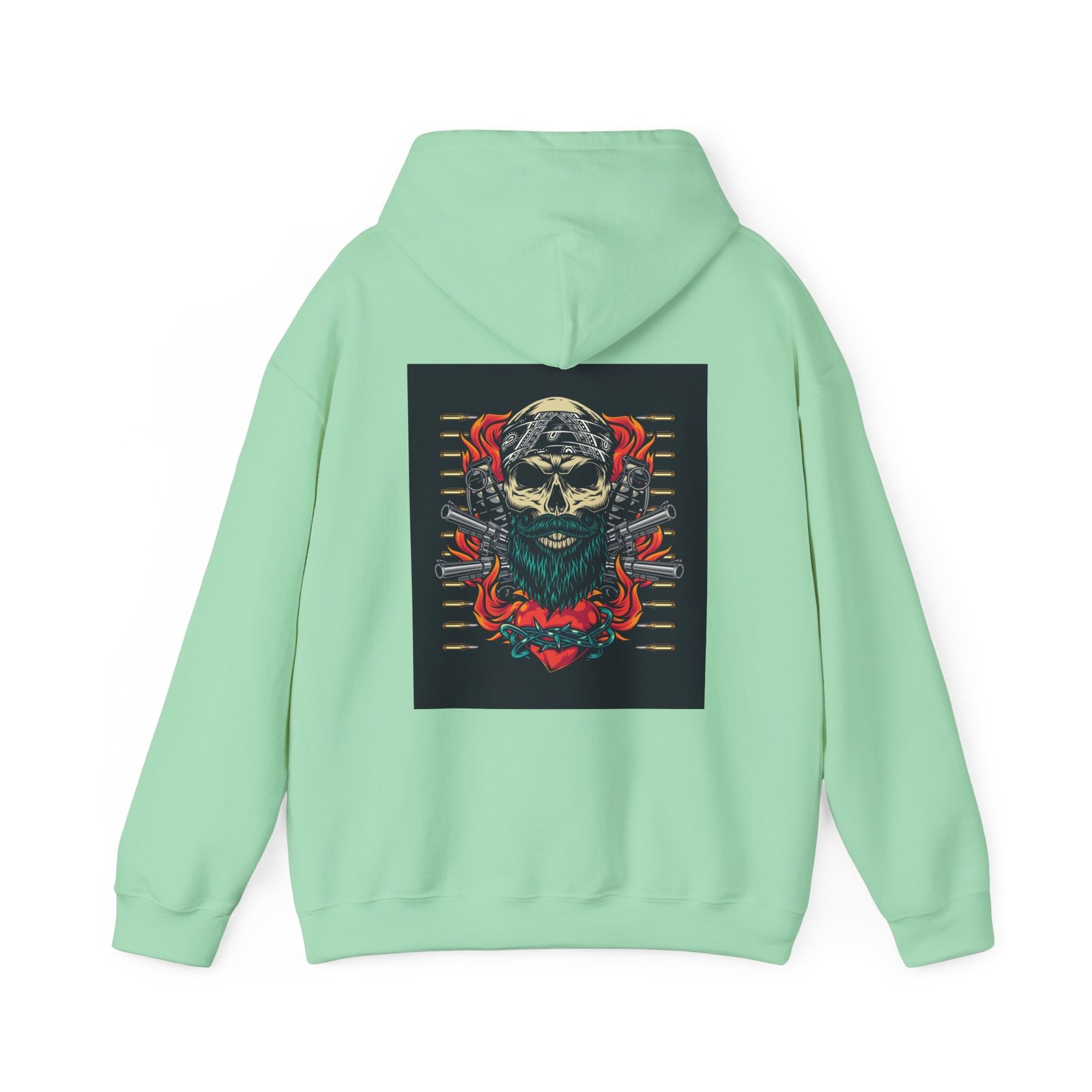Skull Tattoo Unisex Heavy Blend™ Hooded Sweatshirt - Image 26