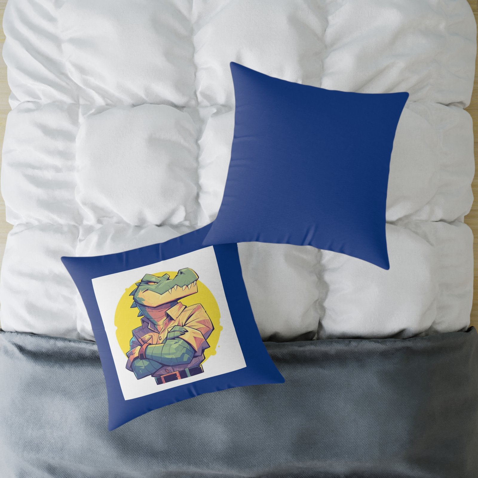 Dinassaur Square Poly Canvas Pillow - Image 16
