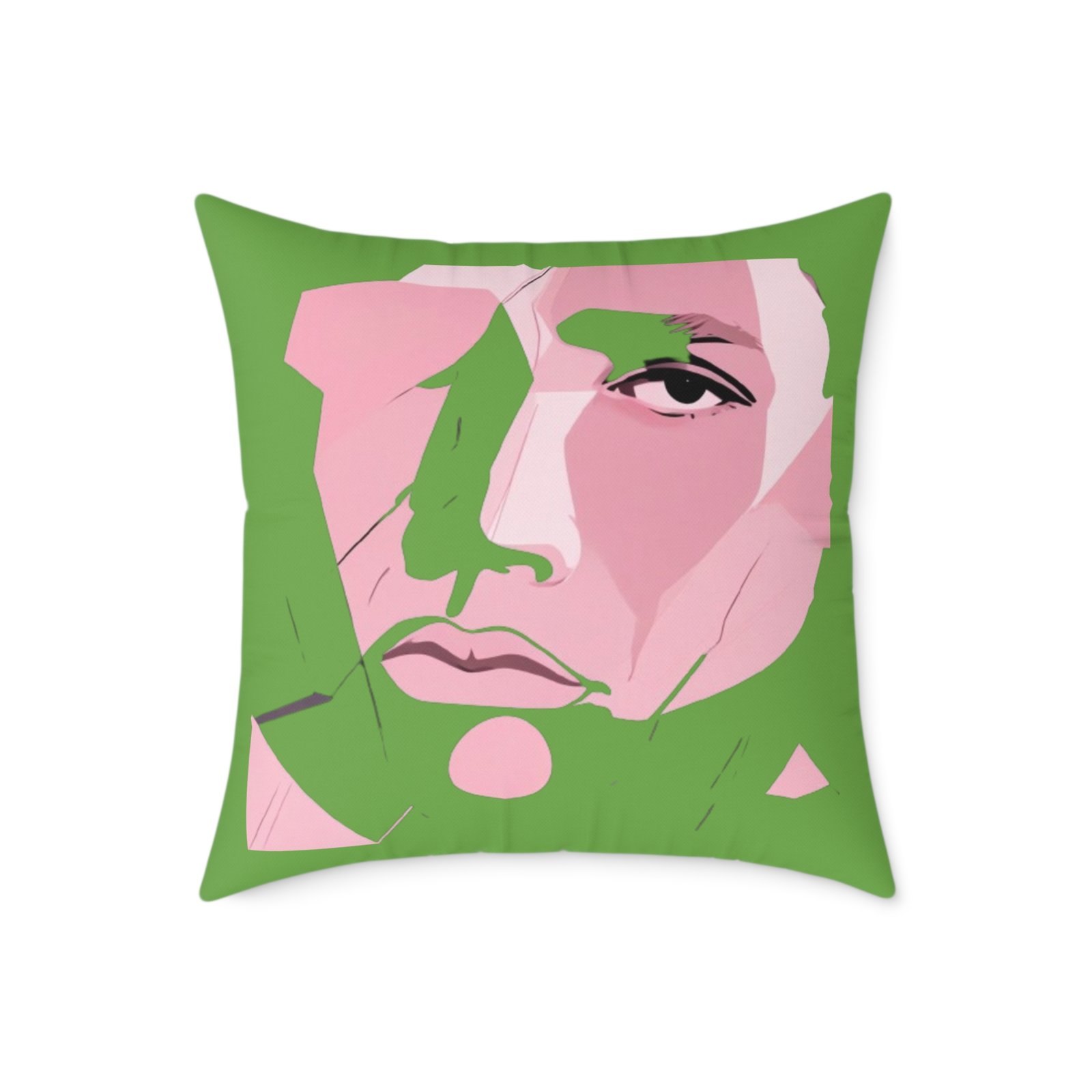 Abstract Square Poly Canvas Pillow - Image 13