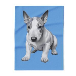 English Bull Terrier Puppy Arctic Fleece Blanket