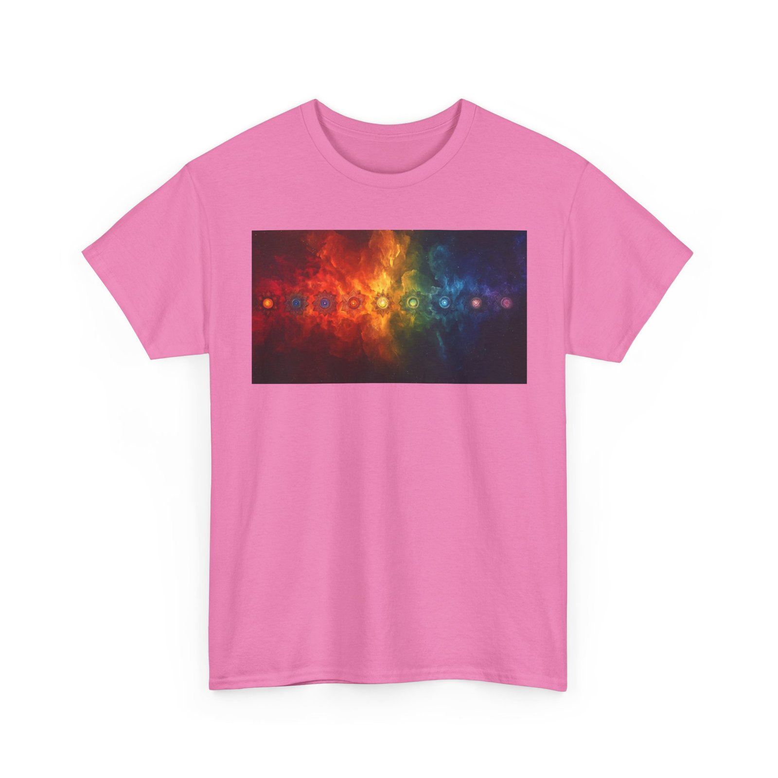 Chakras Yoga Unisex Heavy Cotton Tee - Image 67