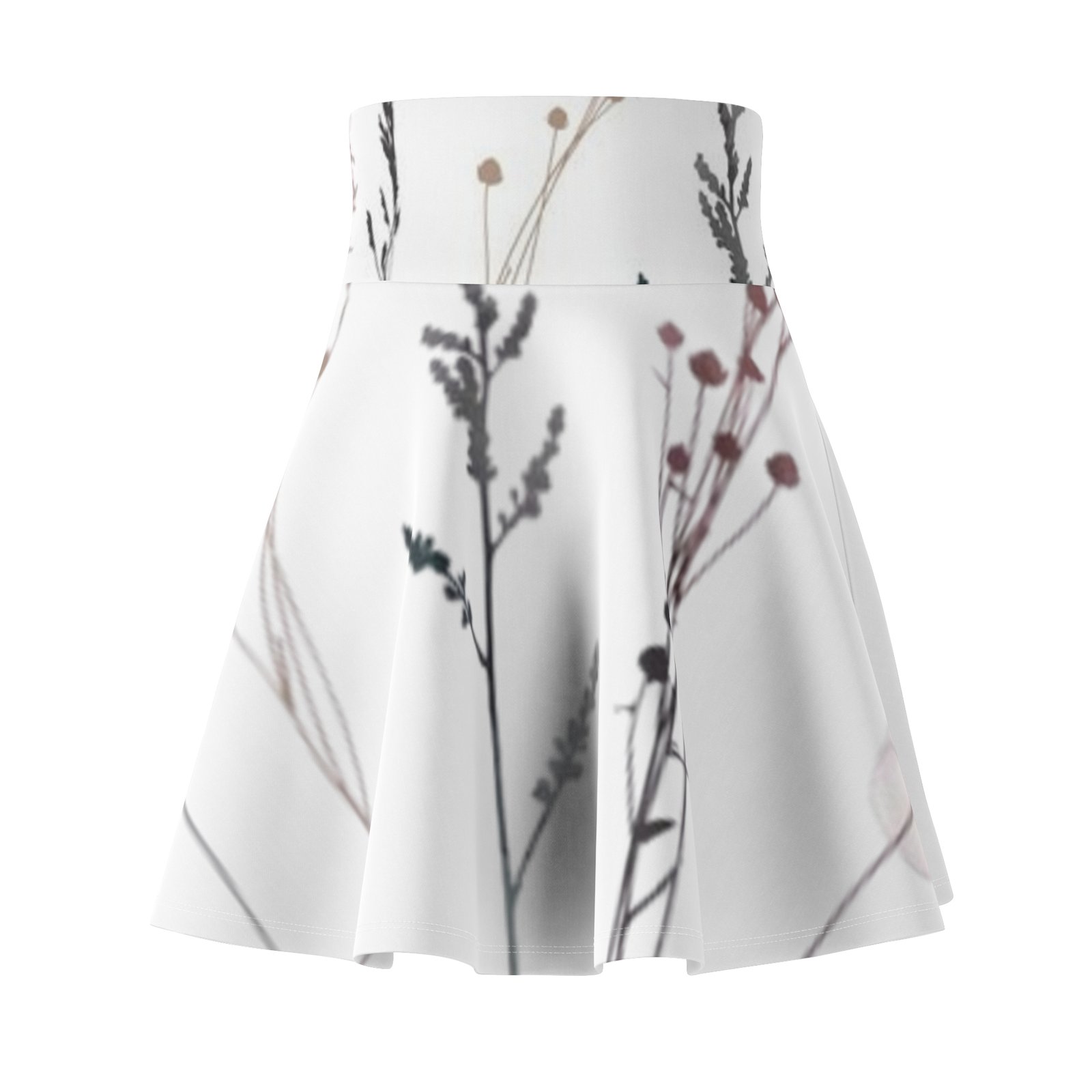 Print Women's Skater Skirt - Boho Chic Style for Spring & Summer - Image 2