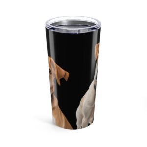 Terrier Dog Lover Tumbler | Green Pet Design | Perfect Gift for Animal Enthusiasts