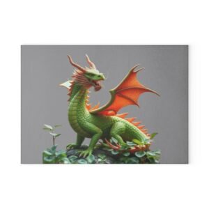 Dragon Glass Cutting Board - Unique Kitchen Decor, Perfect Gift for Chefs, Home Cooks, and Housewarmings, Ideal for Birthdays or Holidays