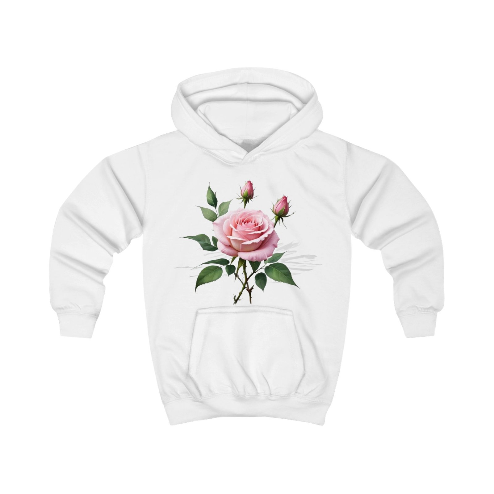 Pink Roses Kids Hoodie