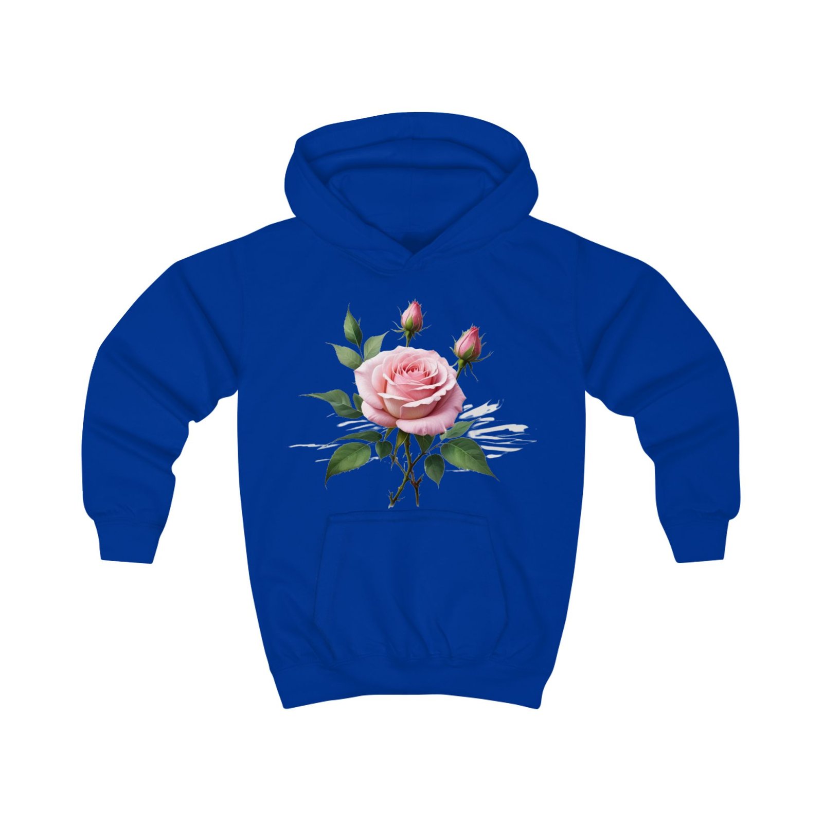 Pink Roses Kids Hoodie - Image 17