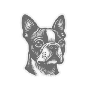 French Bull  Dog Lover Kiss-Cut Stickers, Pet Lover Decor, Laptop Decals, Car Stickers, Animal Graphics, Gift for Dog Owners